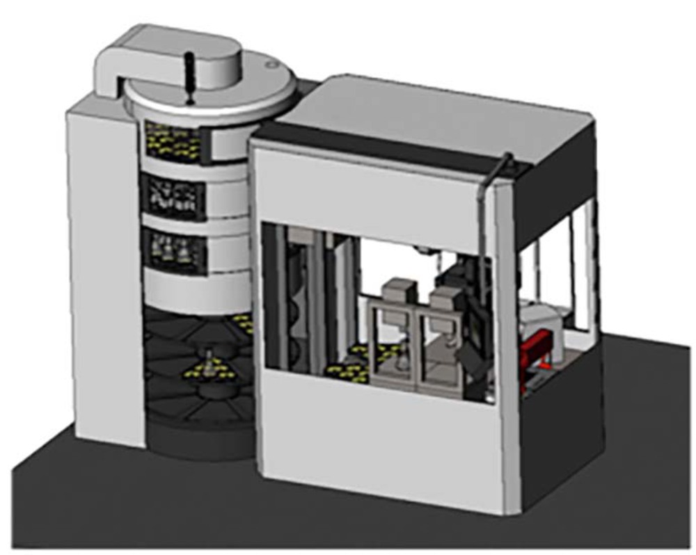 Example of automated turning & drilling system