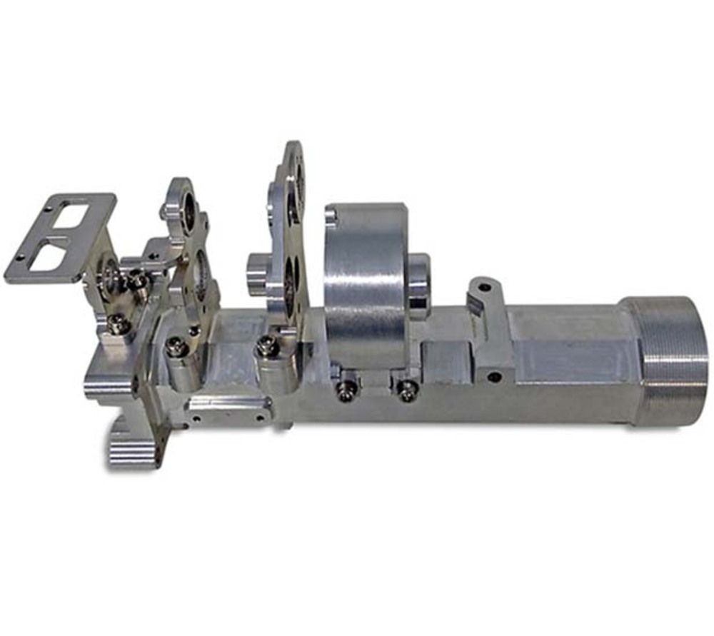 Thin wall match machined actuator housing in lightweight aluminum space alloy