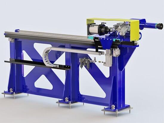 Machine Design for Material Feeder for Tube and Bar Laser